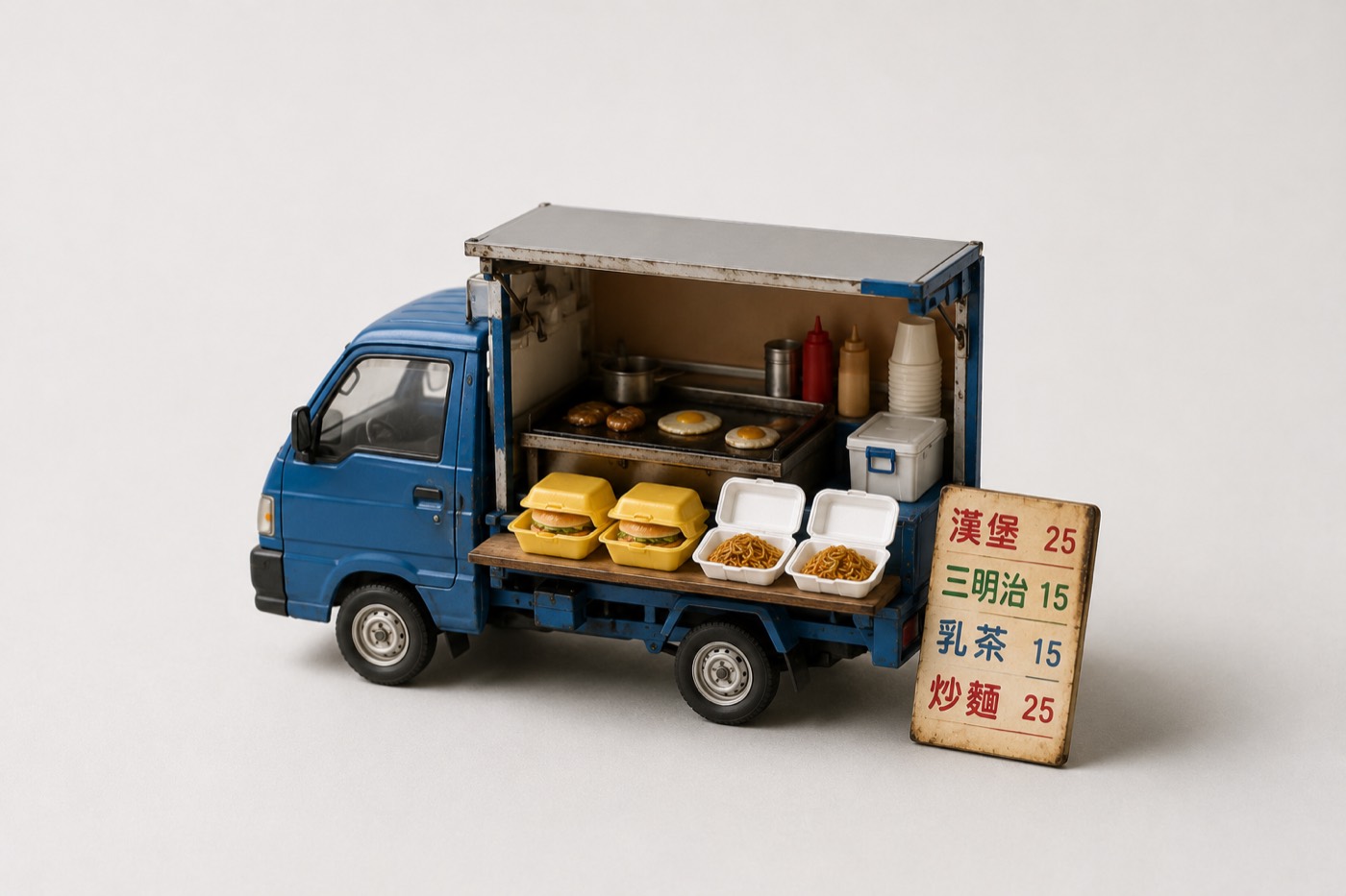 發財車早餐與他的黃色保麗龍