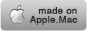 Made on Apple.Mac 白色串連貼紙